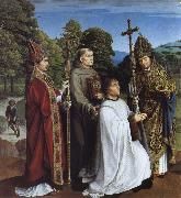 Gerard David Camon Bernardijn Salviati and Saints Martin,Bernardino and Donatian oil painting picture wholesale